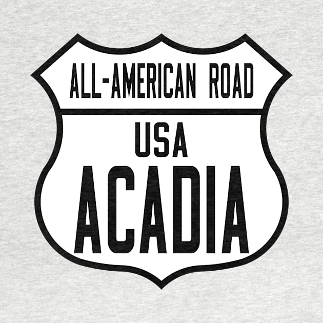 Acadia All-American Road route shield by nylebuss